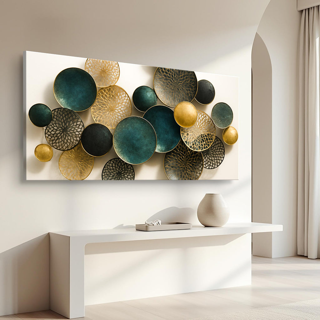 Lotus Leaf Abstract Wall Art