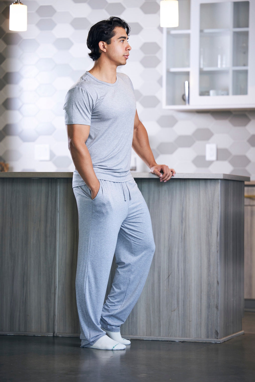 Men's Bamboo Lounge Pajama Set