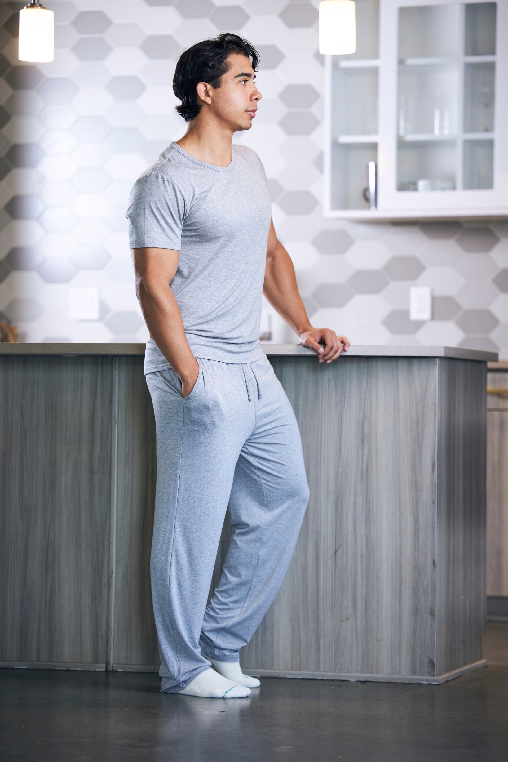Men's Bamboo Lounge Pajama Set