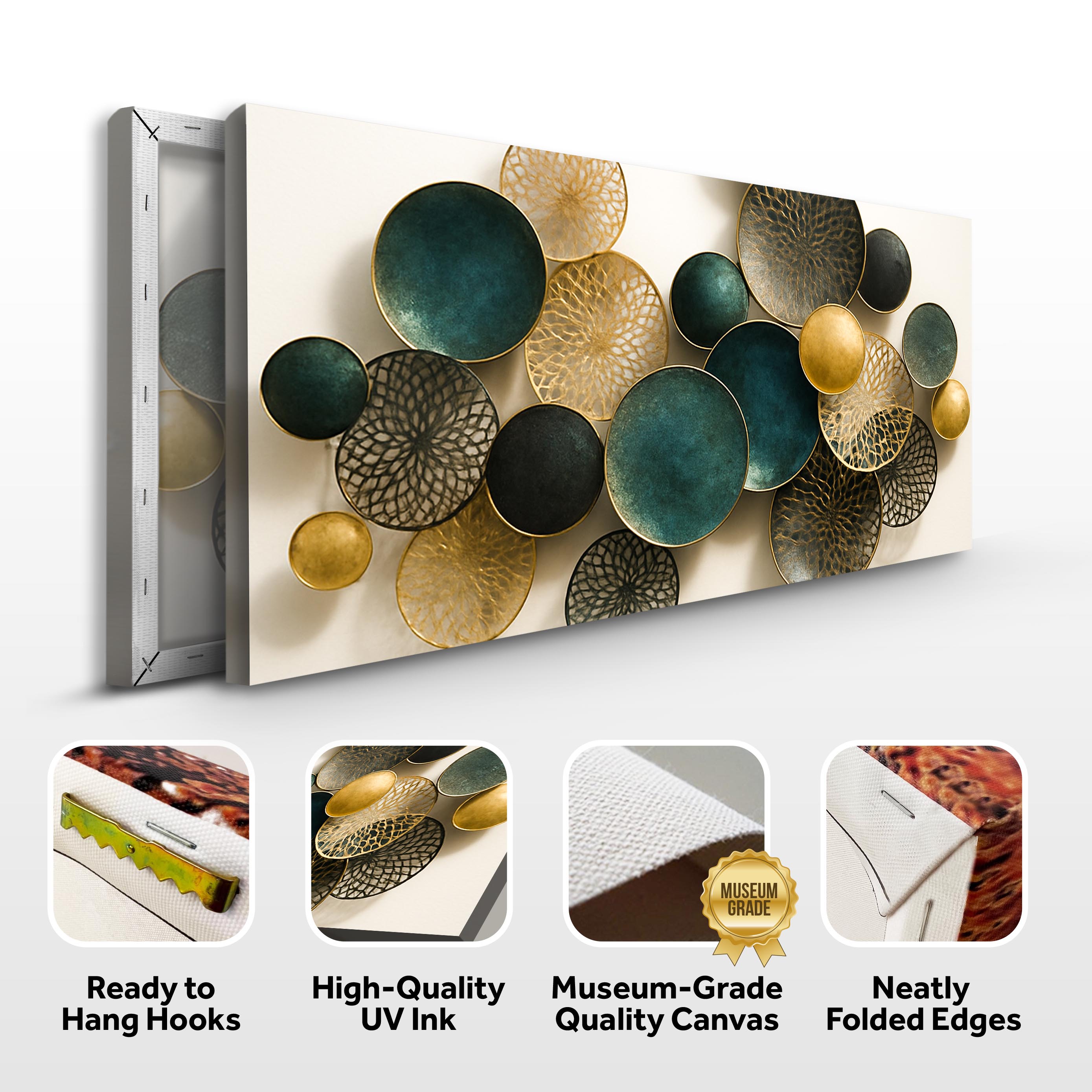 Lotus Leaf Abstract Wall Art