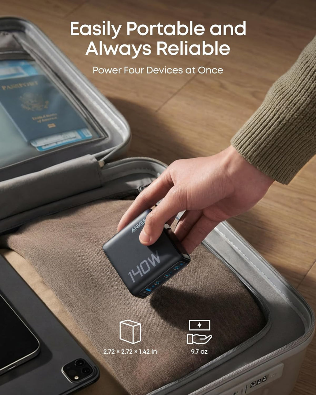 Anker 25K Laptop Power Bank (165W)