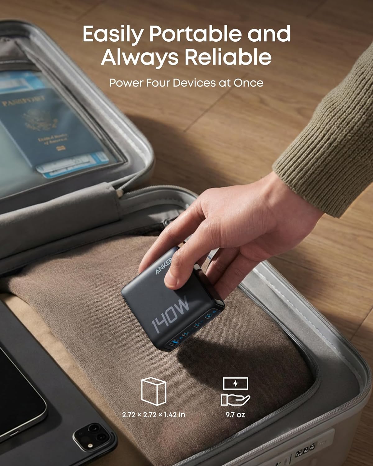 Anker 25K Laptop Power Bank (165W)
