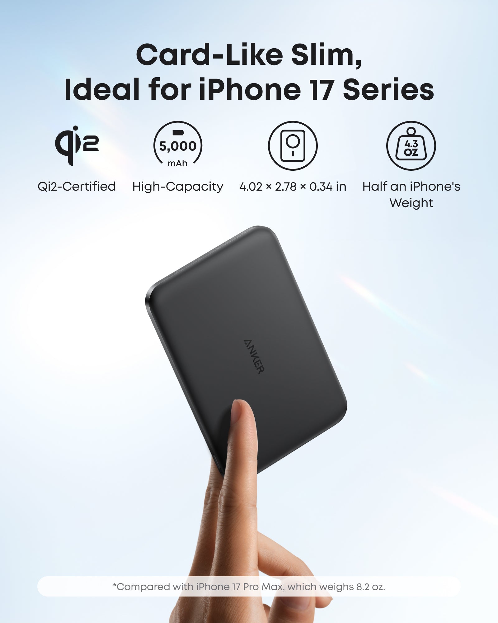 Anker Nano MagGo Slim Power Bank (5K)
