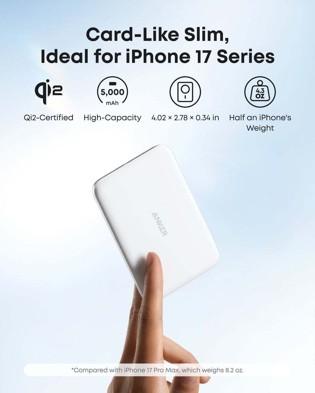 Anker Nano MagGo Slim Power Bank (5K)
