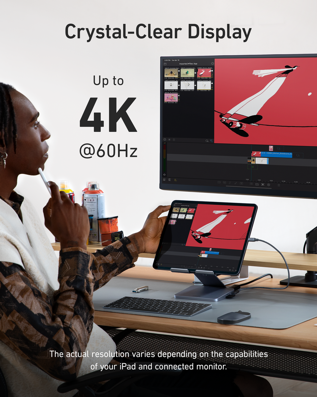 Anker 551 USB-C Hub & Tablet Stand (8-in-1)