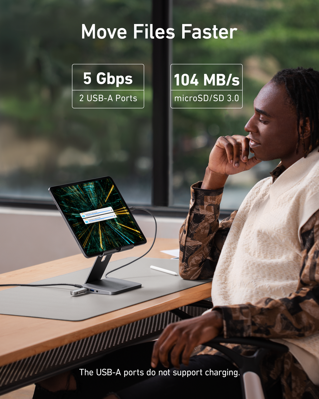 Anker 551 USB-C Hub & Tablet Stand (8-in-1)