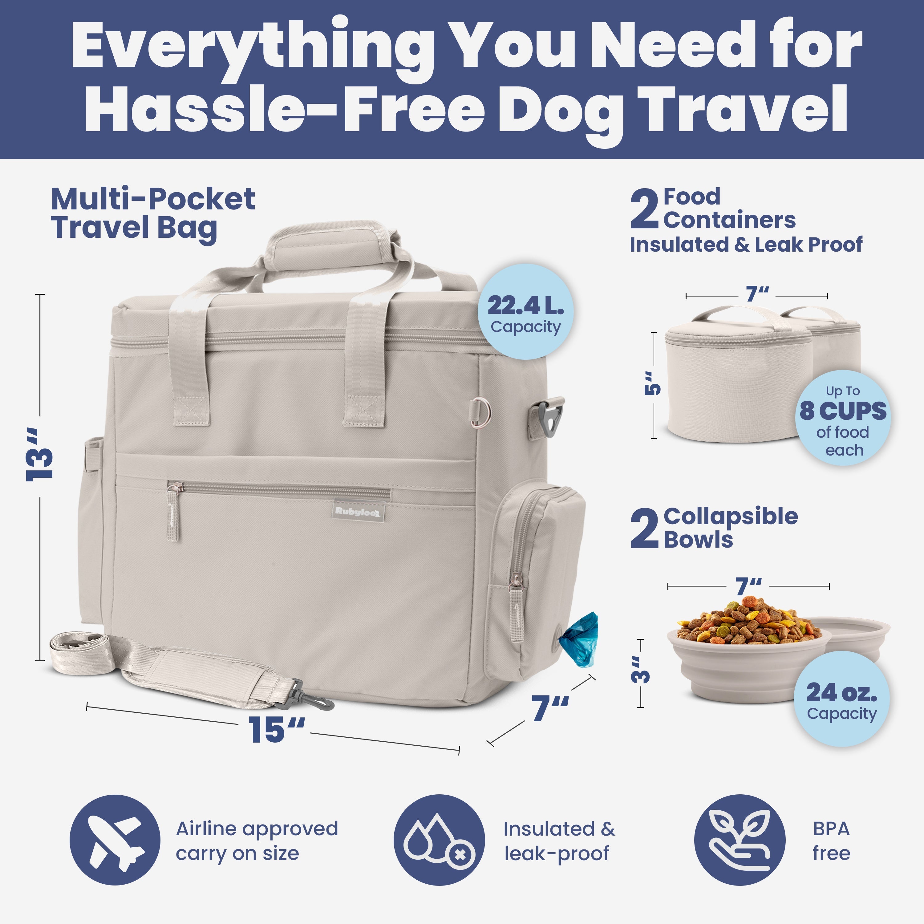 Original Doggy Travel Bag