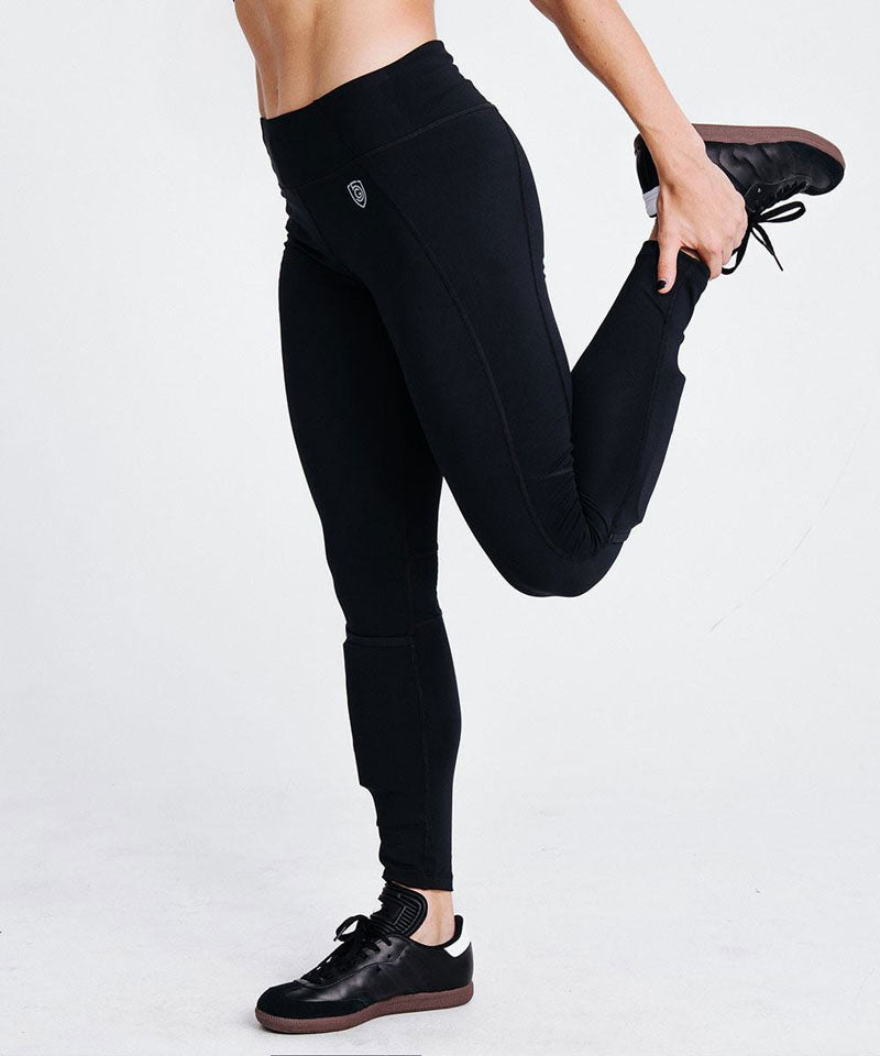 Women's Soccer Tights with Shin Guard Pockets