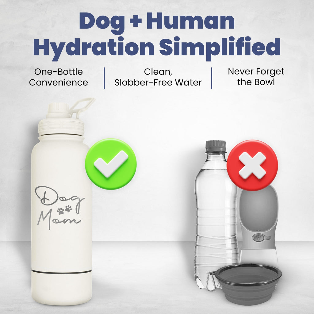 Dog + Human Travel Water Bottle