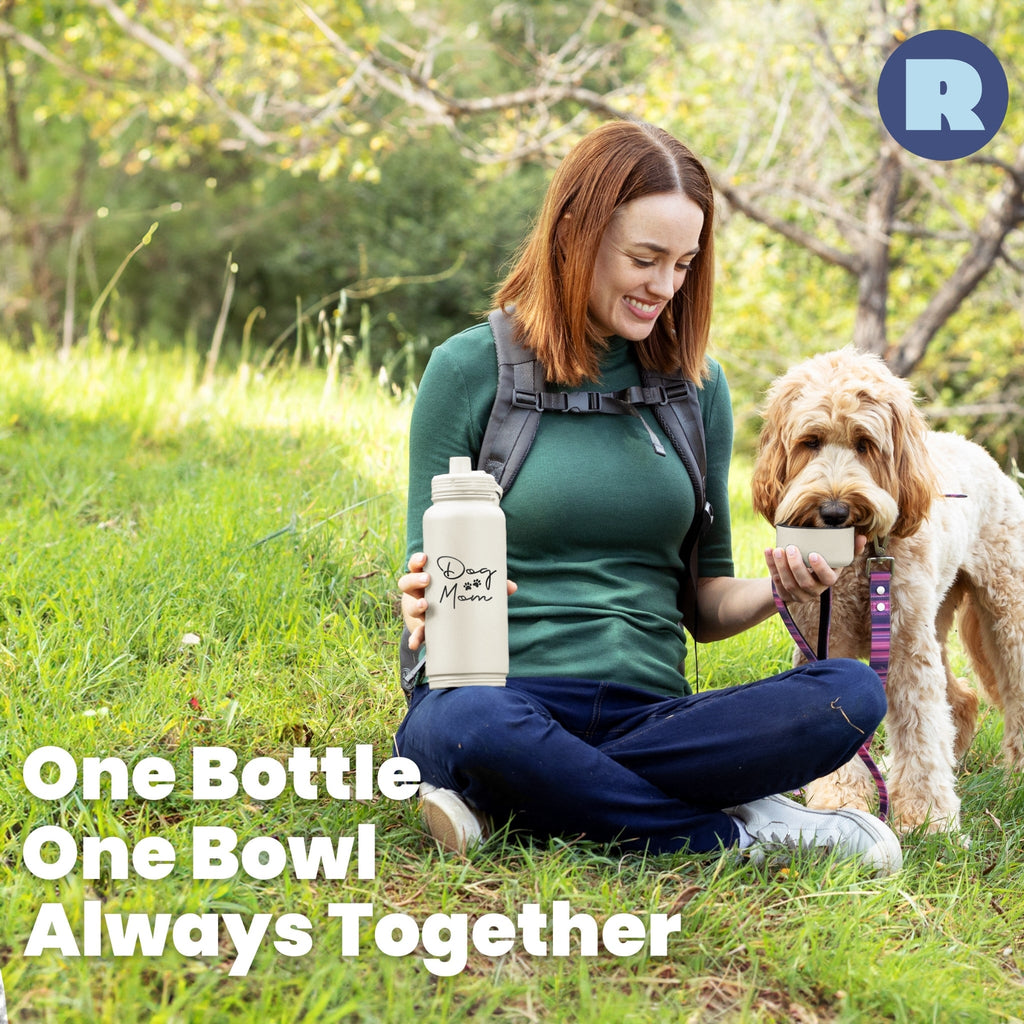 Dog + Human Travel Water Bottle