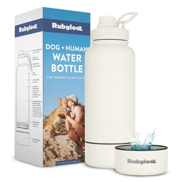 Dog + Human Travel Water Bottle