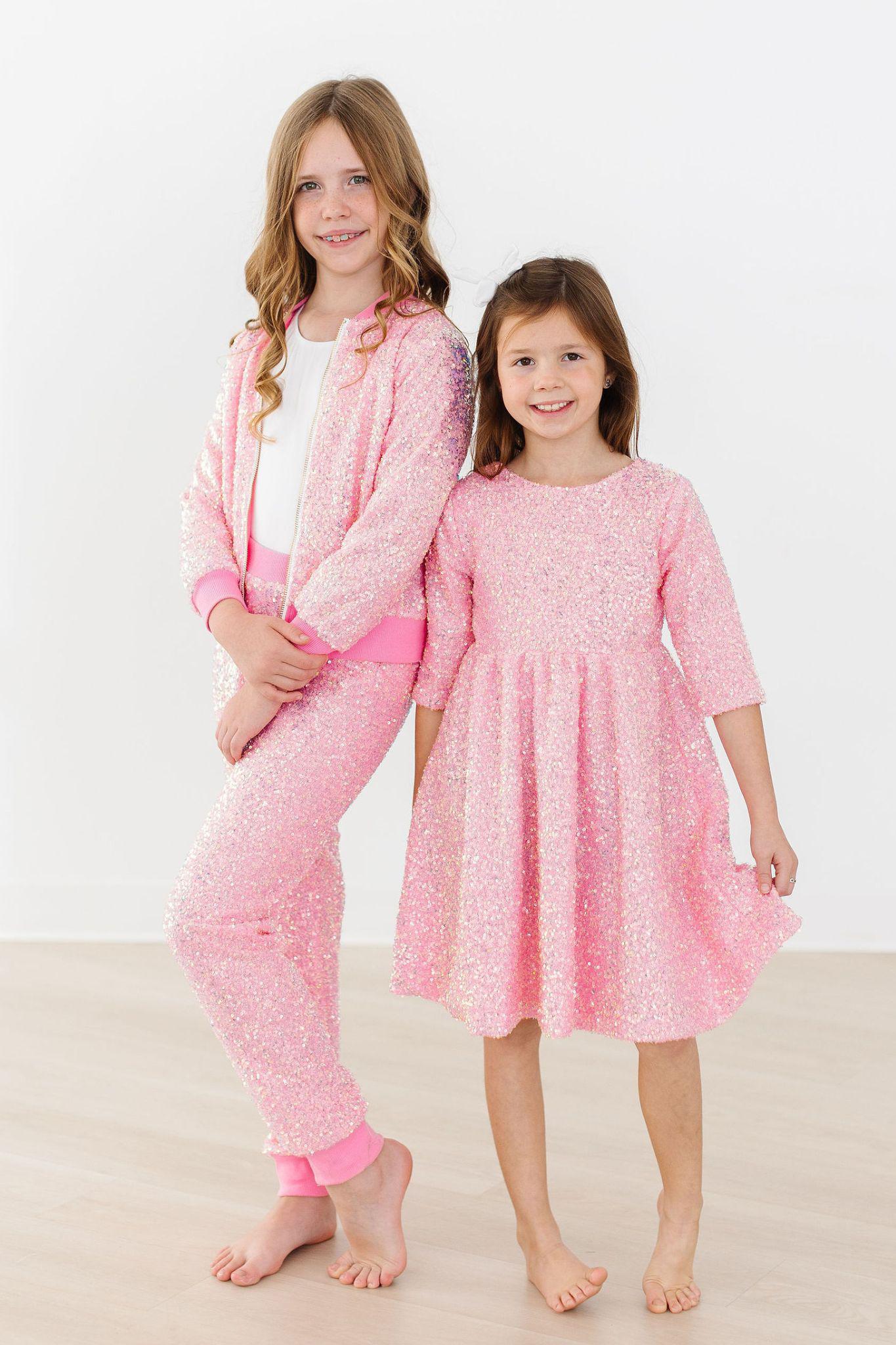 Kids' Bubblegum Sequin Jacket