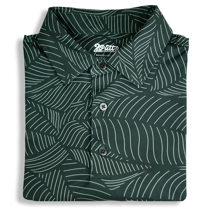 Bermuda Leaf men's performance golf polo