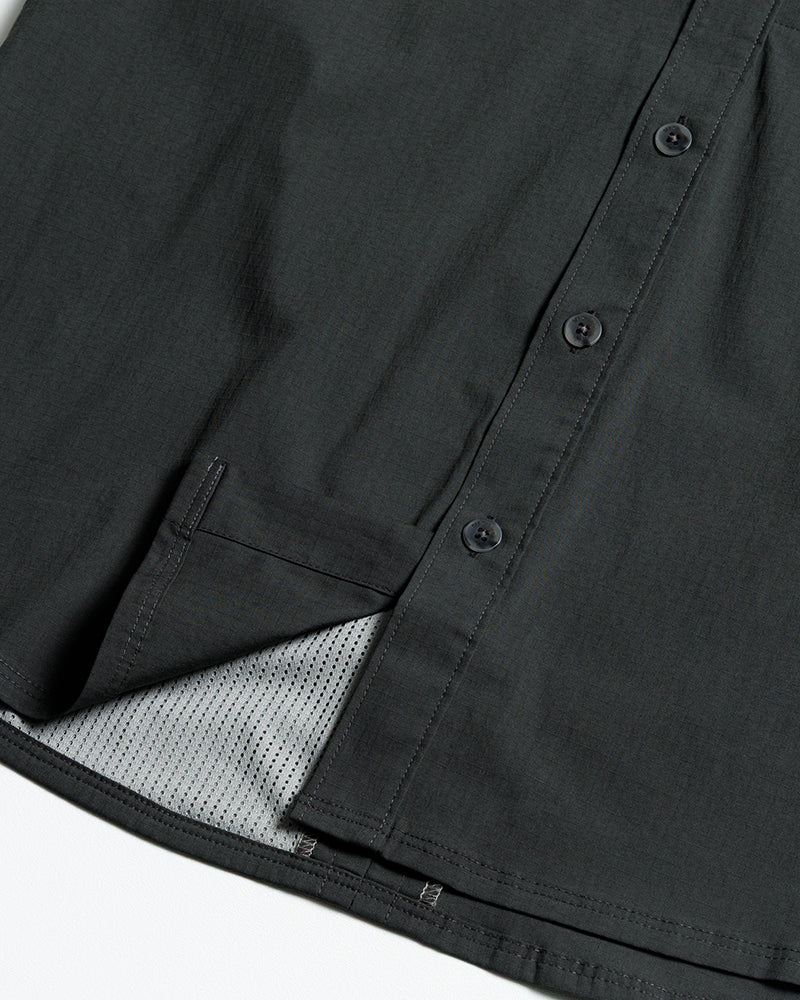 Thunderbolt Short-Sleeve Shirt – Vintage Black