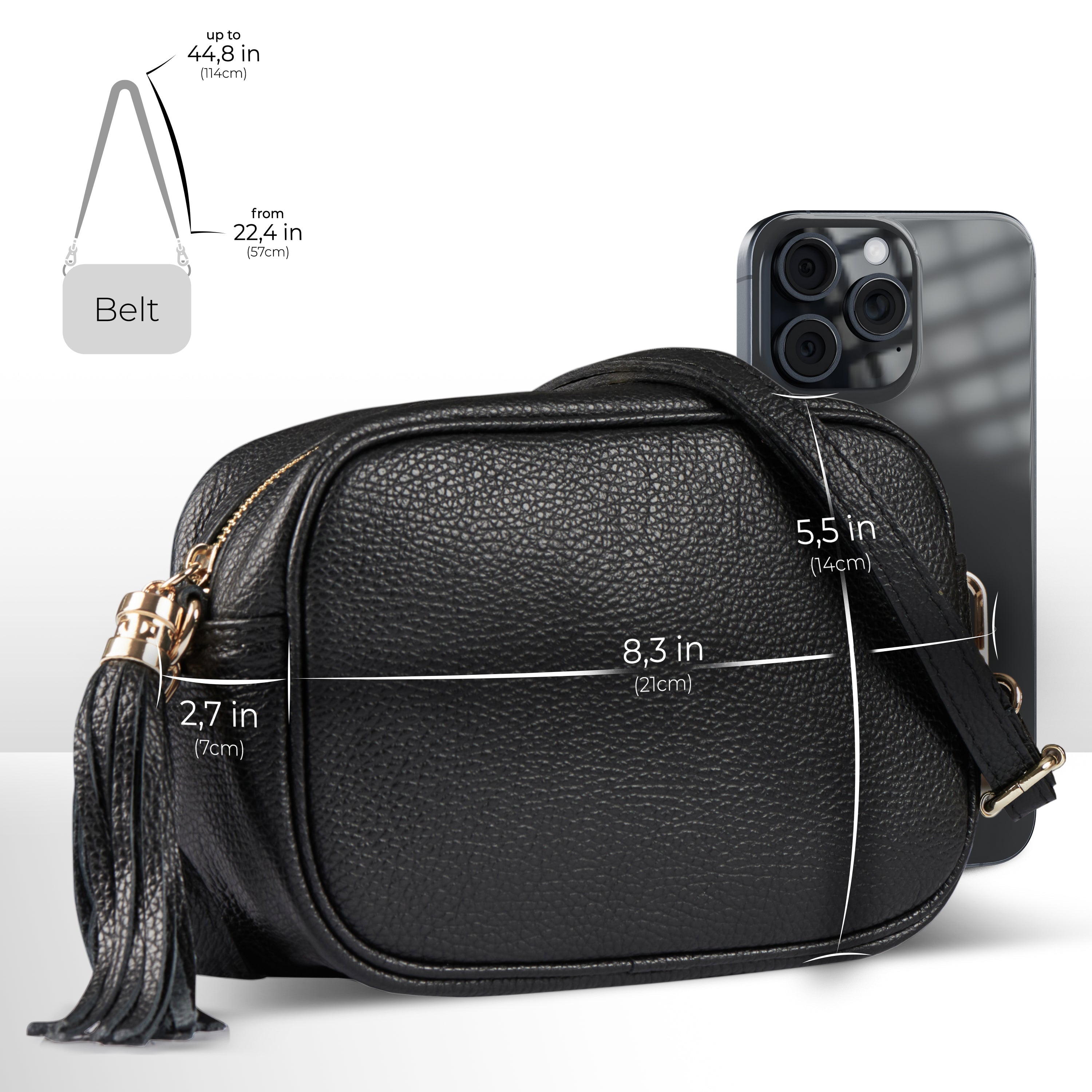 Parma Full-Grain Leather Crossbody