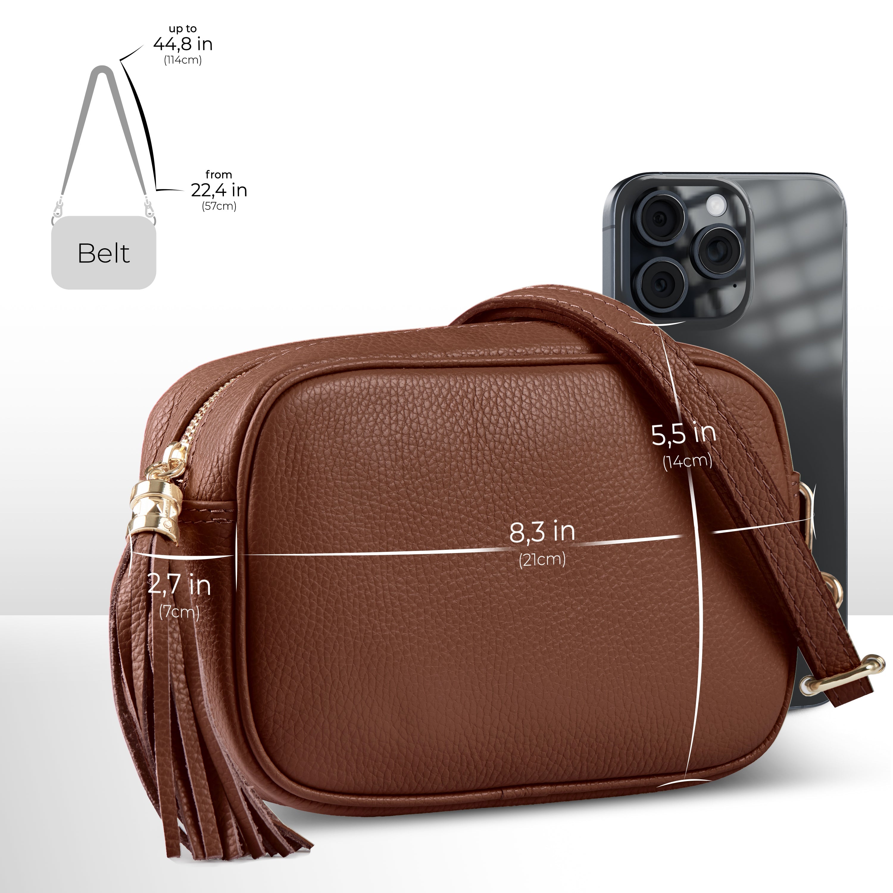 Parma Full-Grain Leather Crossbody