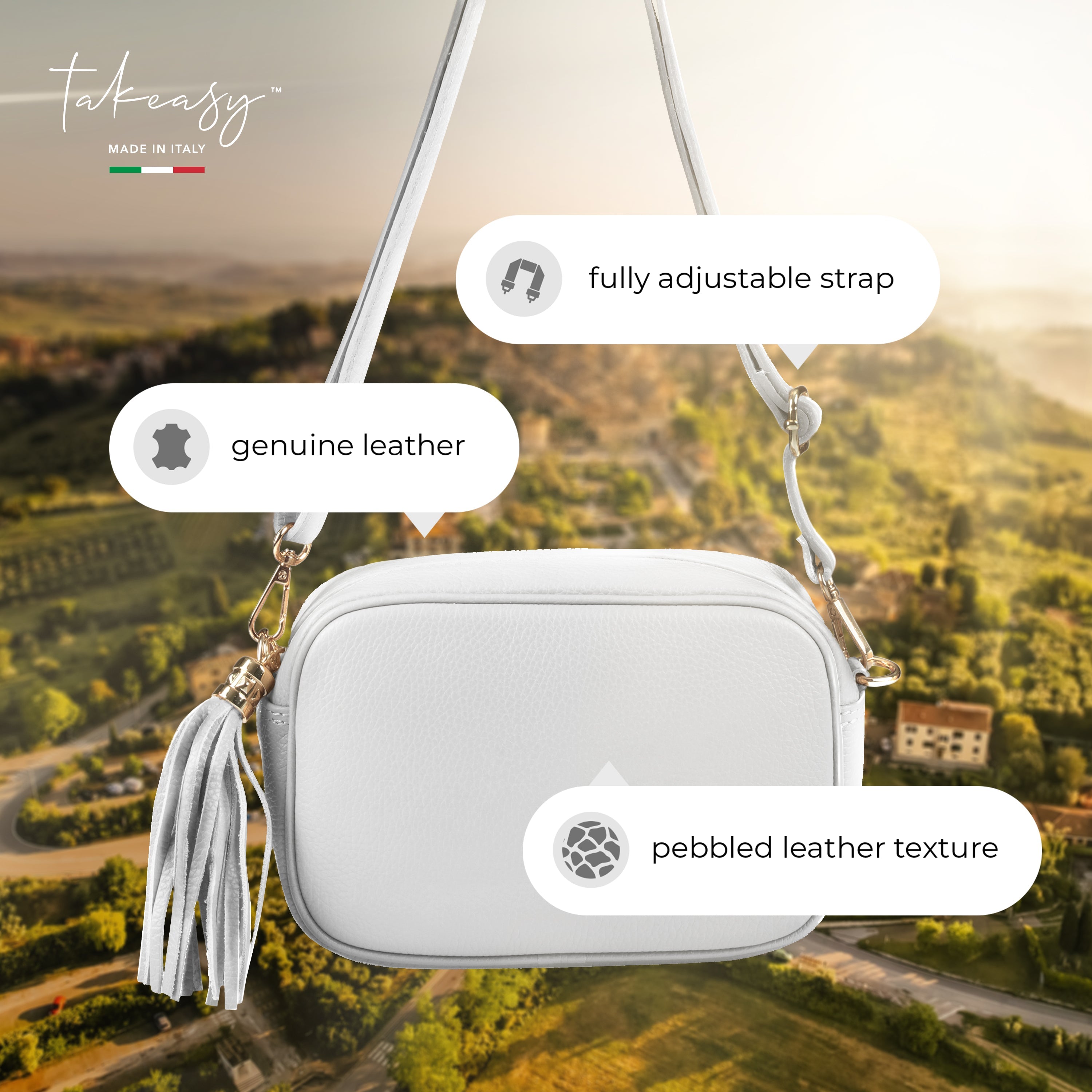 Parma Full-Grain Leather Crossbody