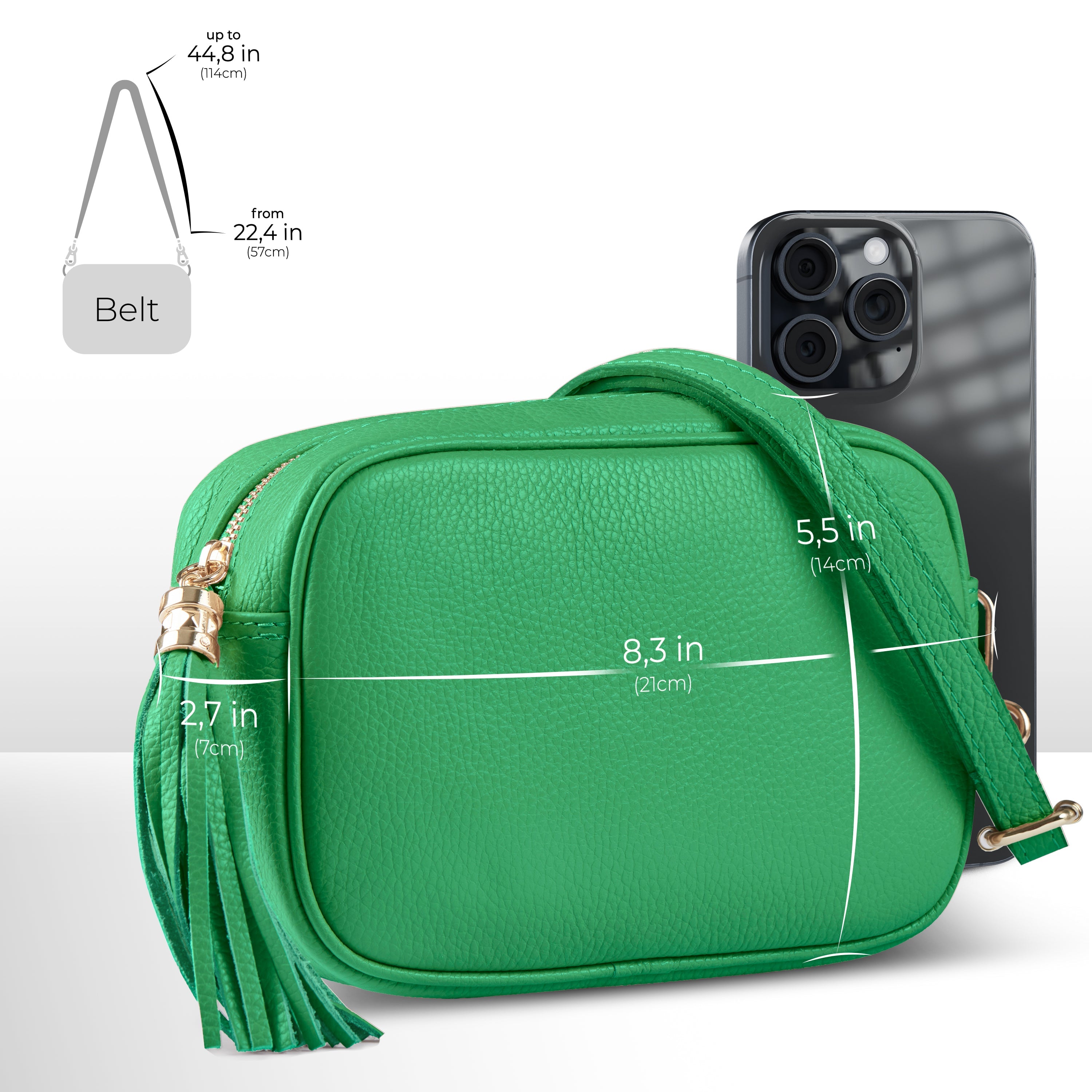 Parma Full-Grain Leather Crossbody