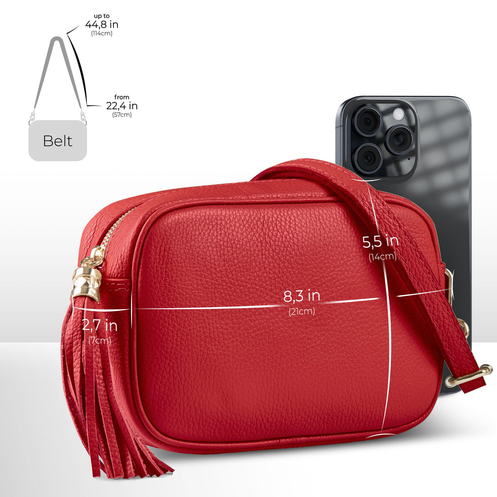 Parma Full-Grain Leather Crossbody