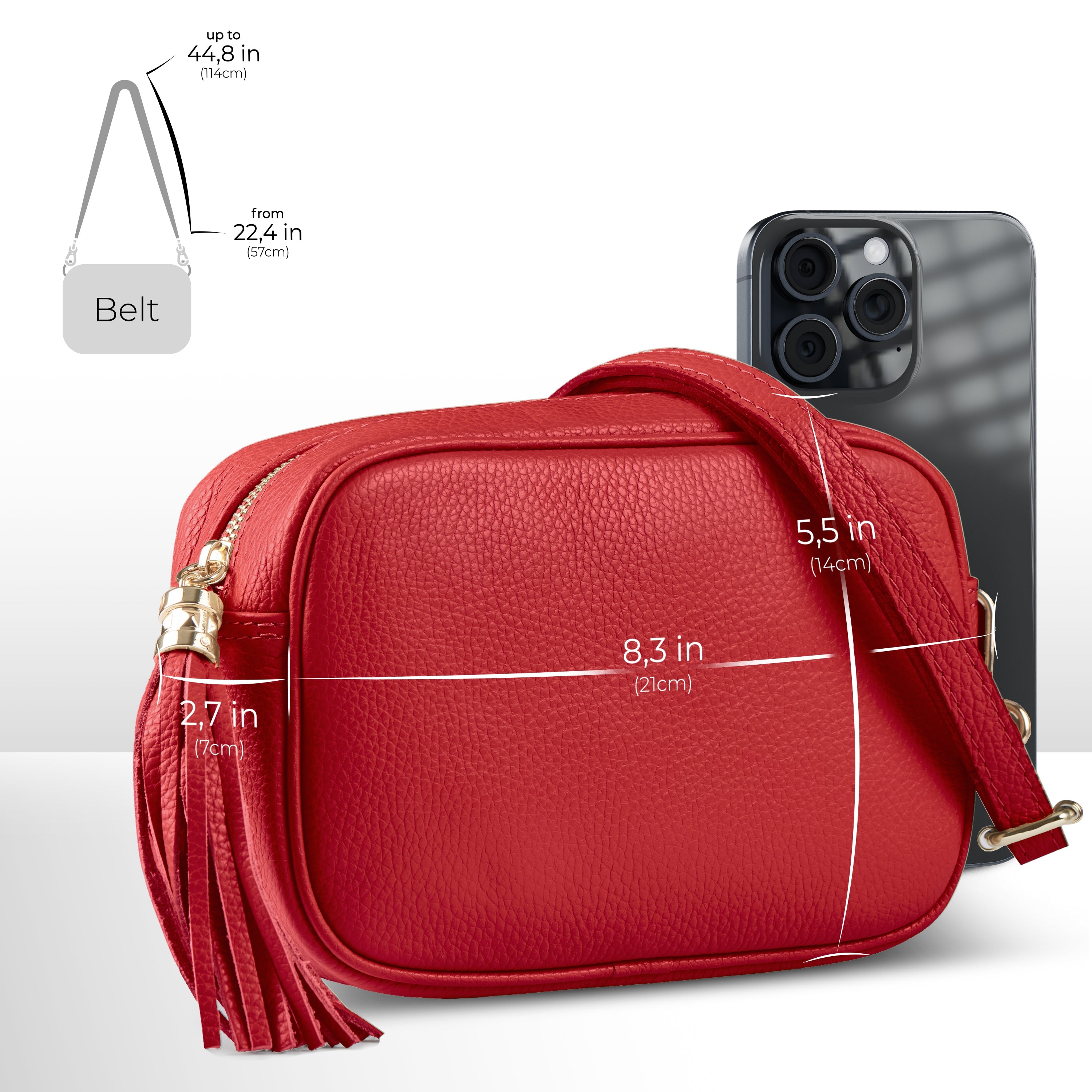 Parma Full-Grain Leather Crossbody
