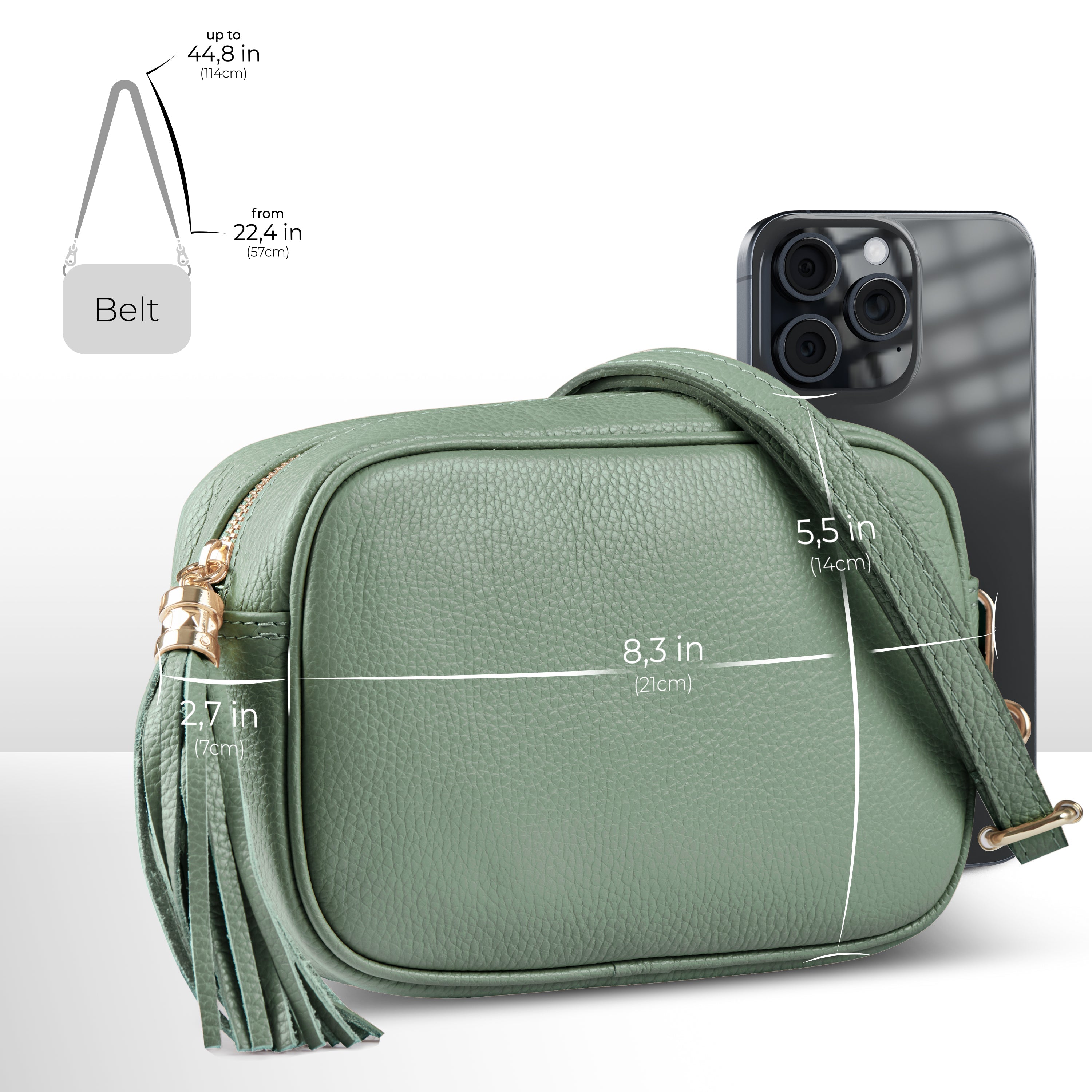 Parma Full-Grain Leather Crossbody