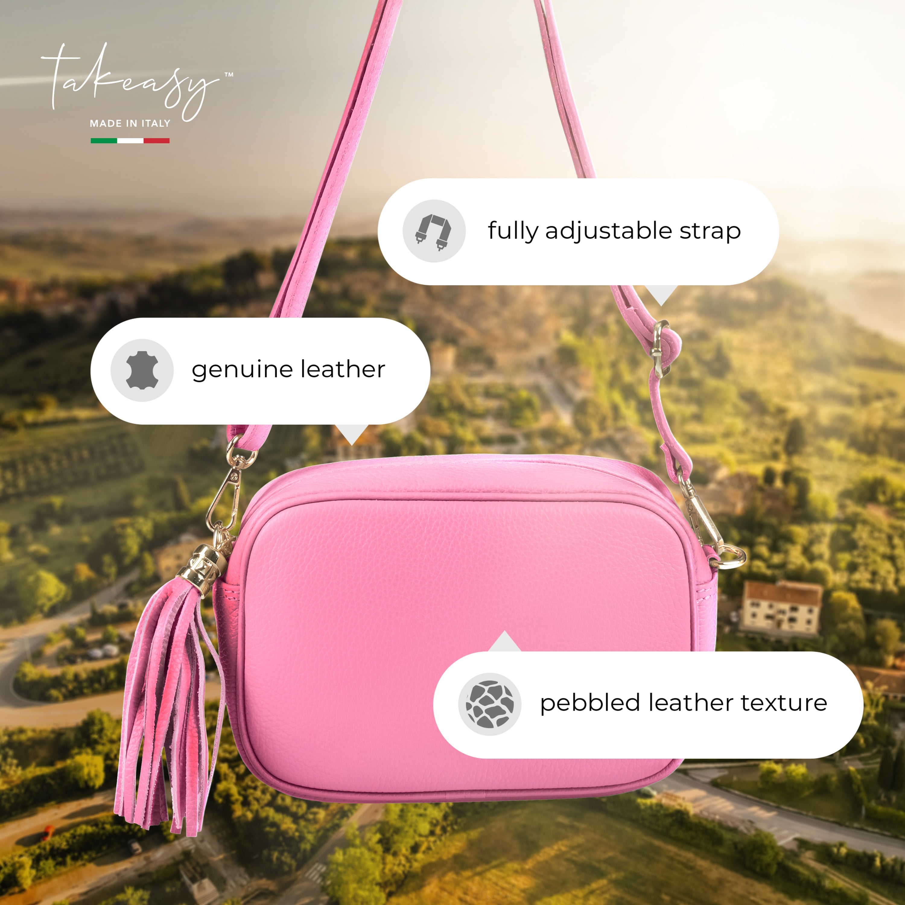 Parma Full-Grain Leather Crossbody