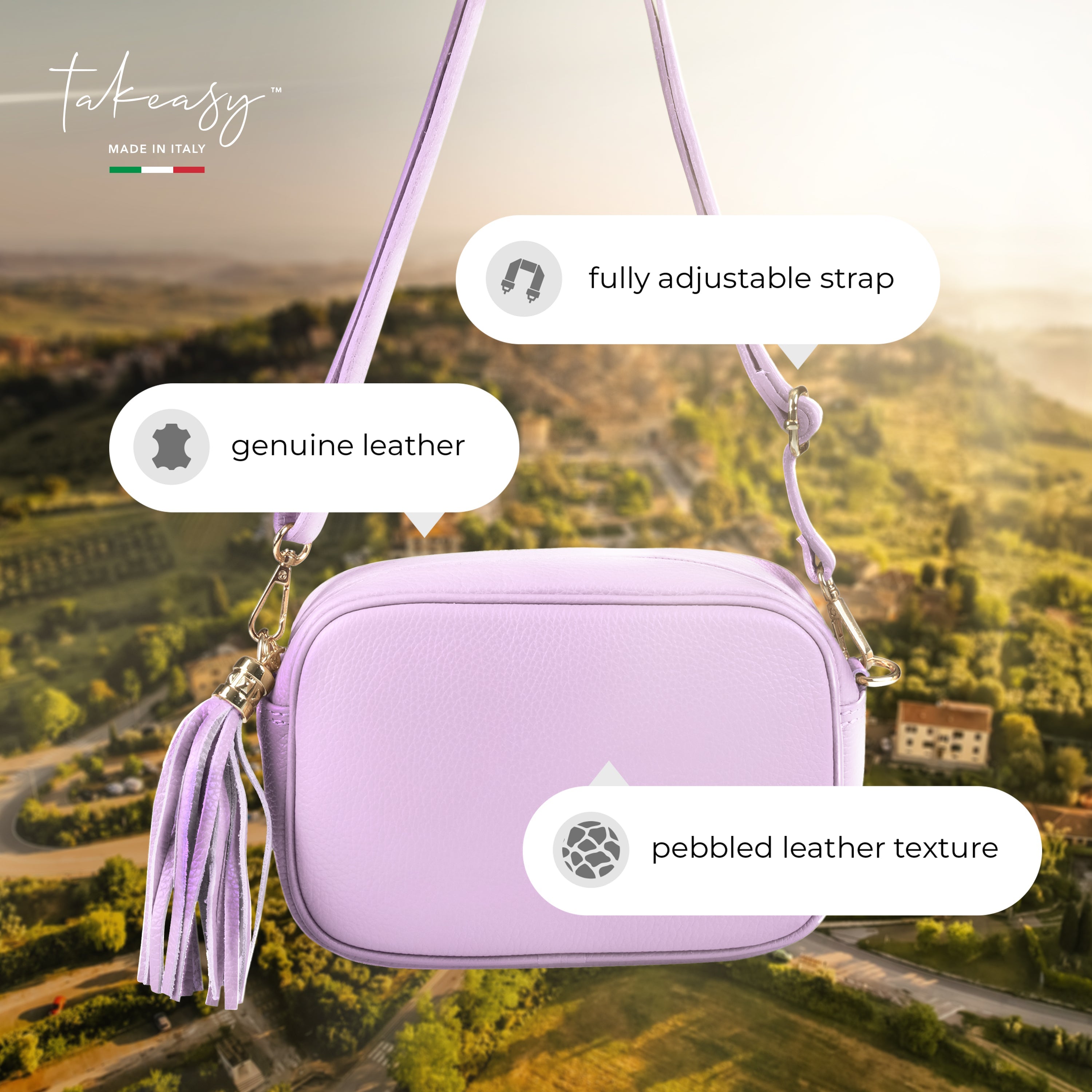 Parma Full-Grain Leather Crossbody