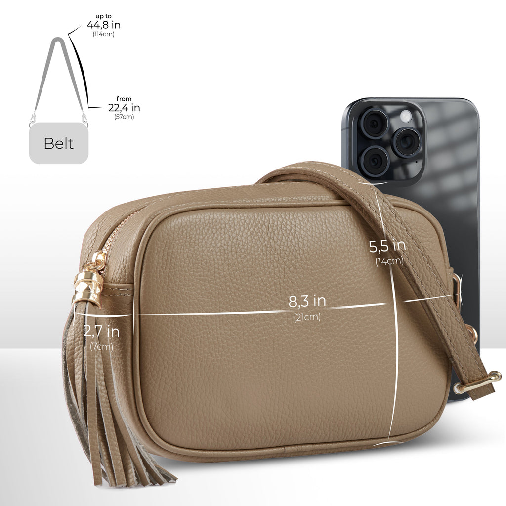 Parma Full-Grain Leather Crossbody