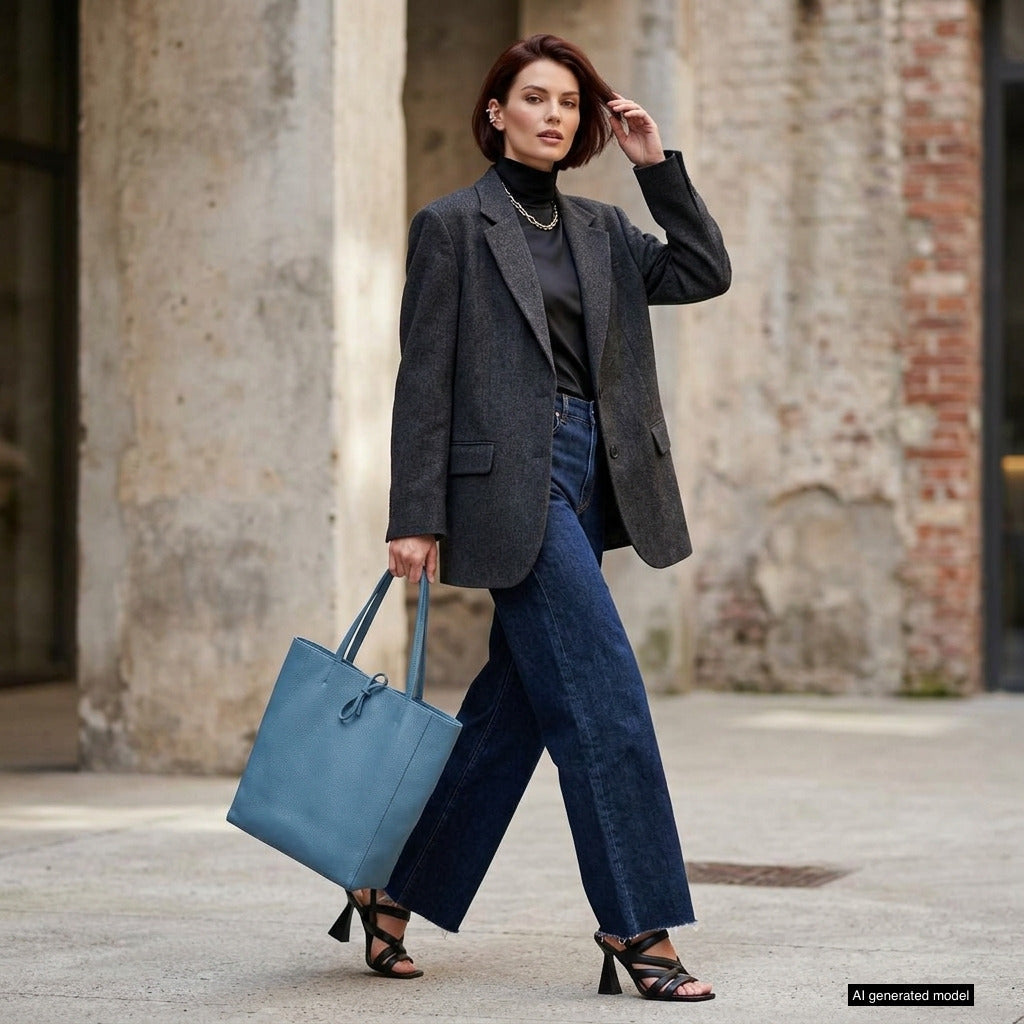 Firenze Full-Grain Leather Tote
