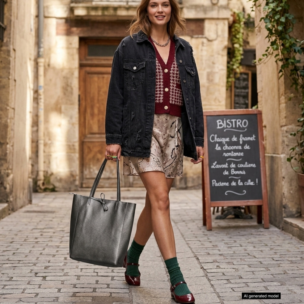 Firenze Full-Grain Leather Tote