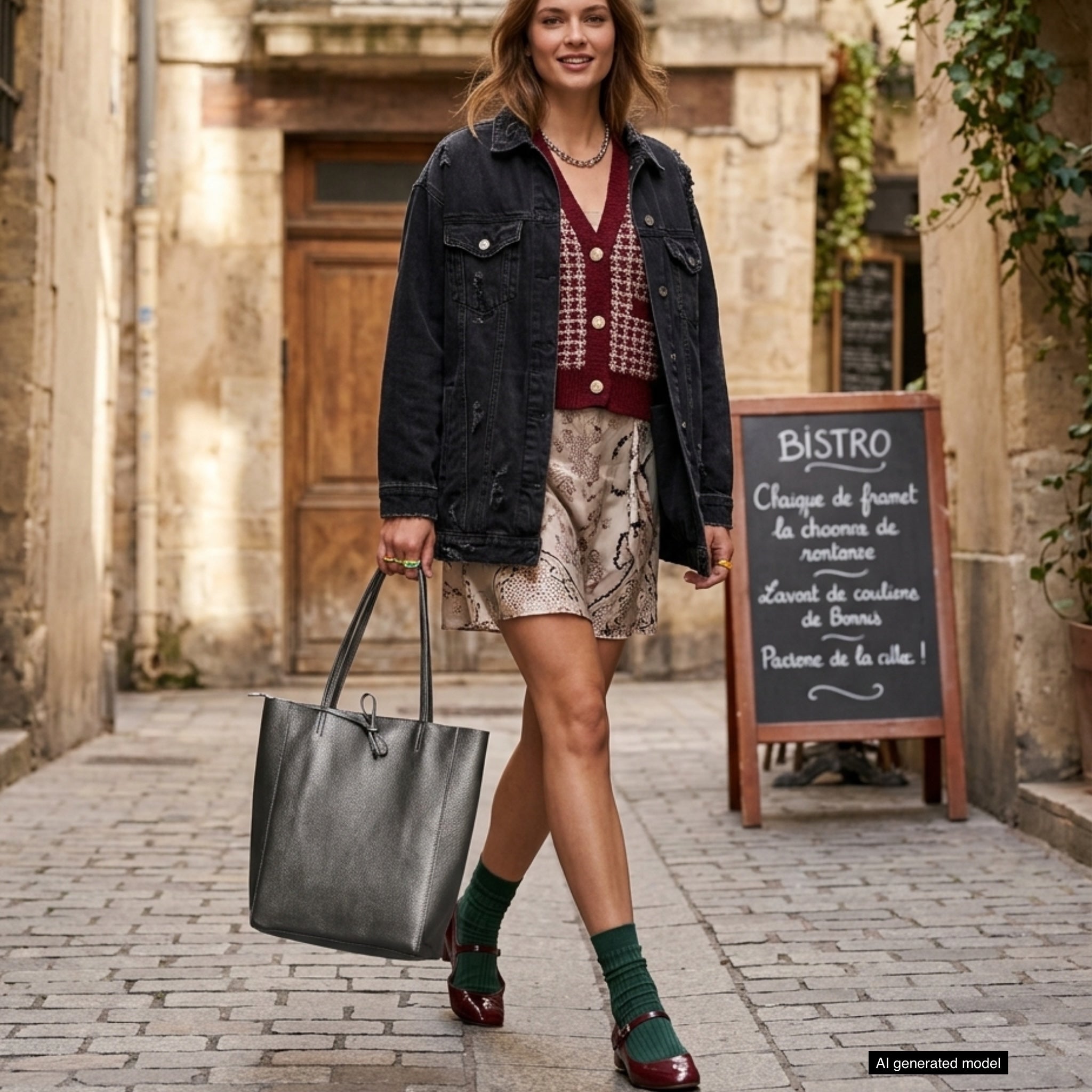 Firenze Full-Grain Leather Tote
