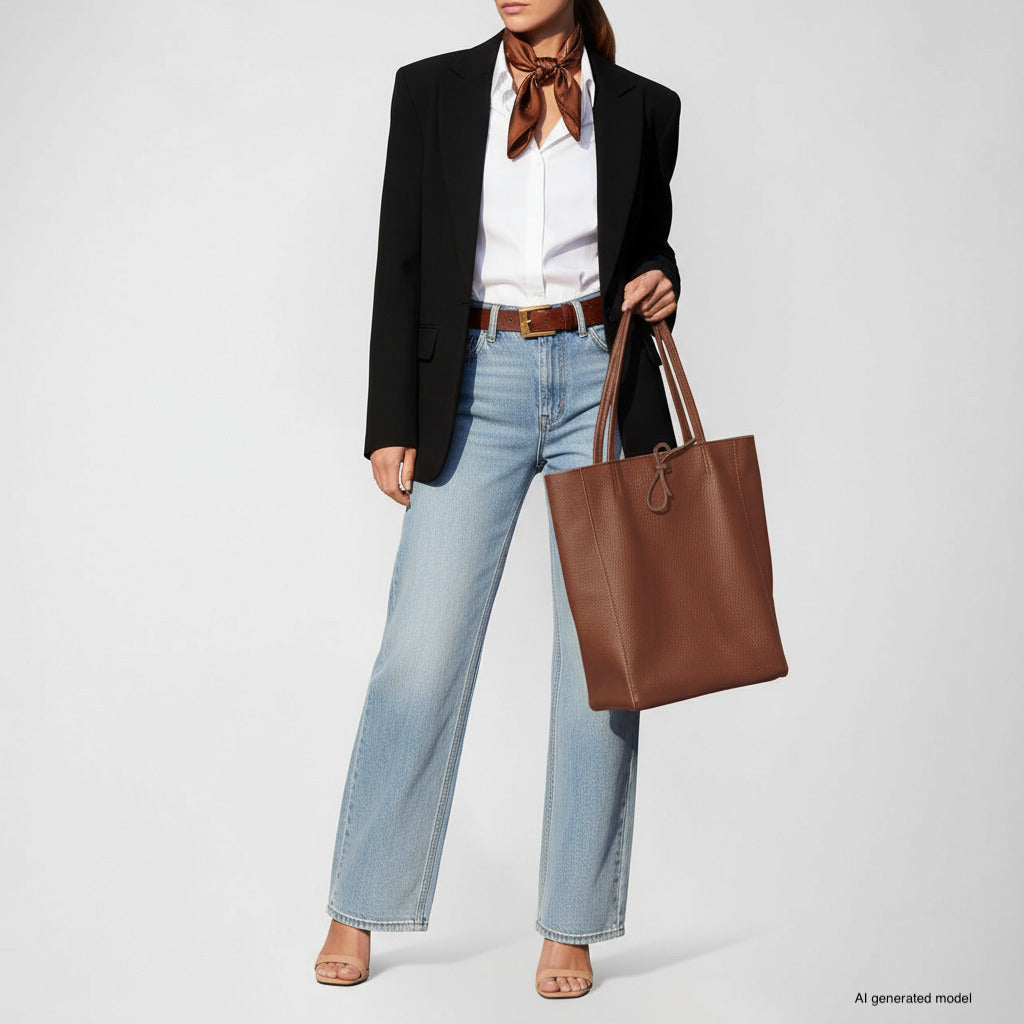Firenze Full-Grain Leather Tote