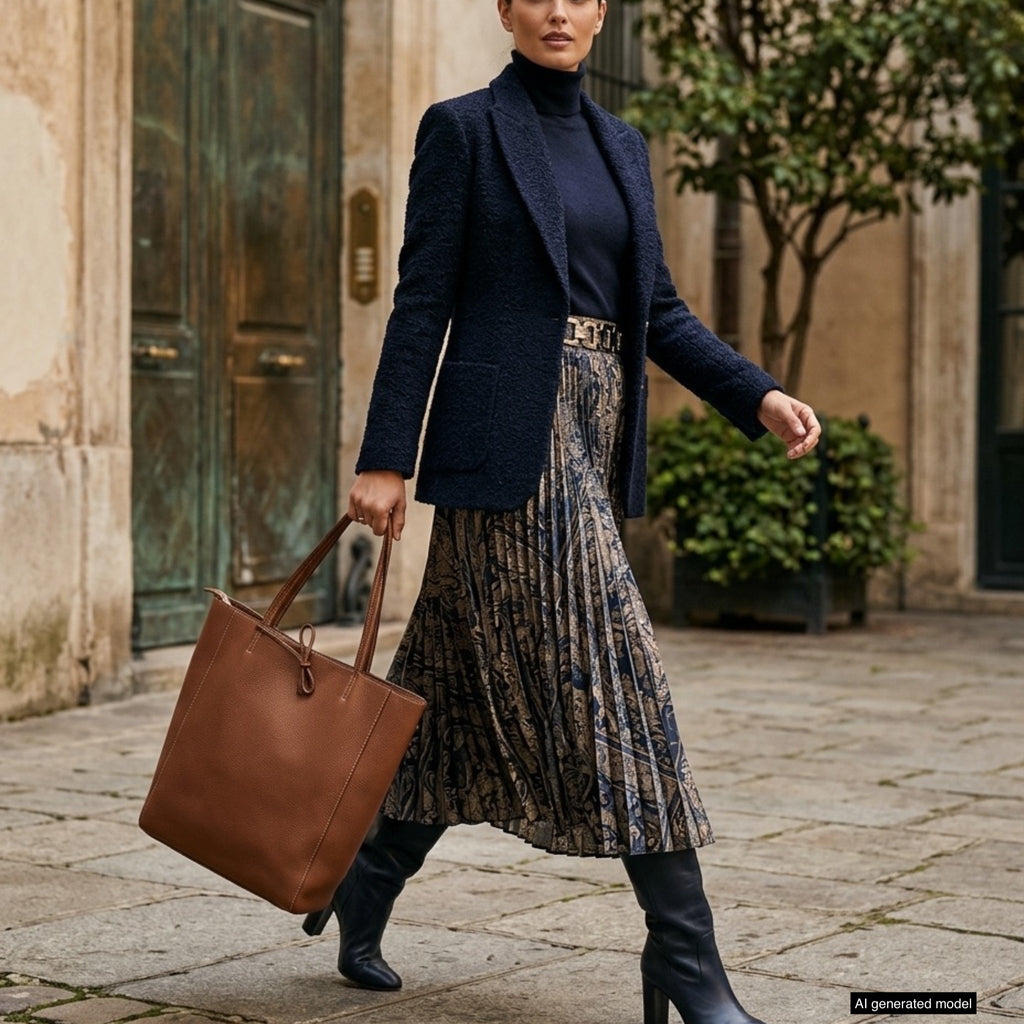 Firenze Full-Grain Leather Tote