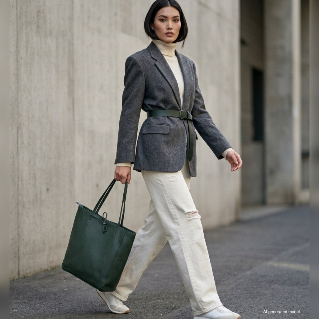 Firenze Full-Grain Leather Tote