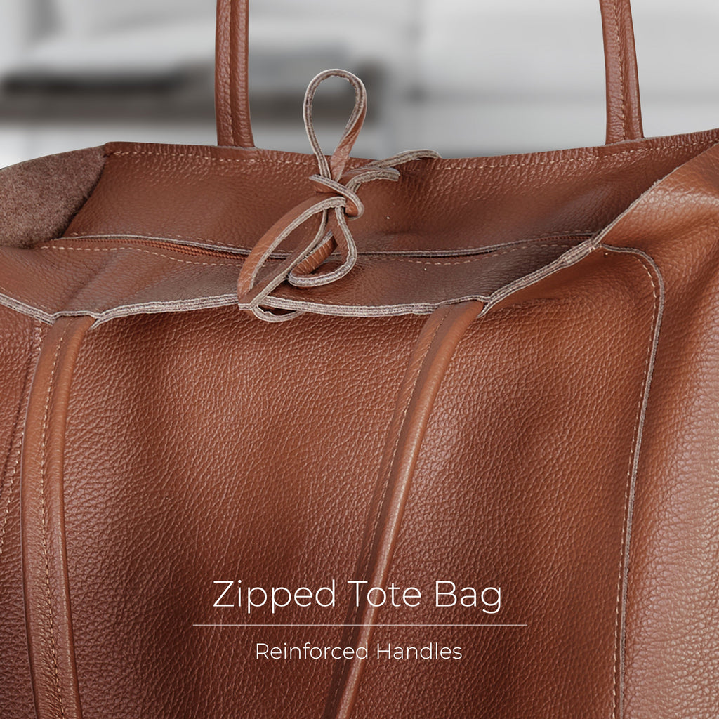 Firenze Full-Grain Leather Tote