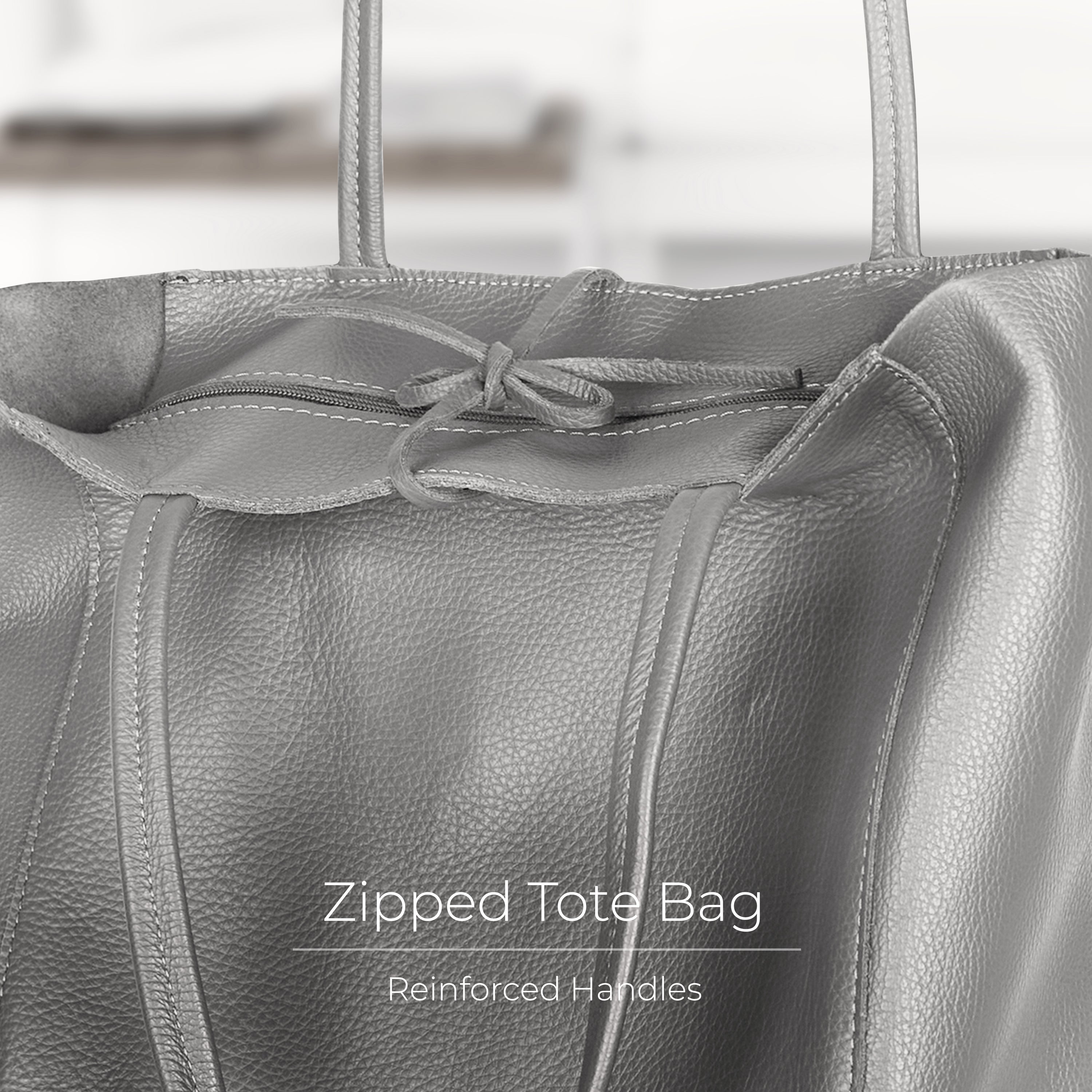 Firenze Full-Grain Leather Tote