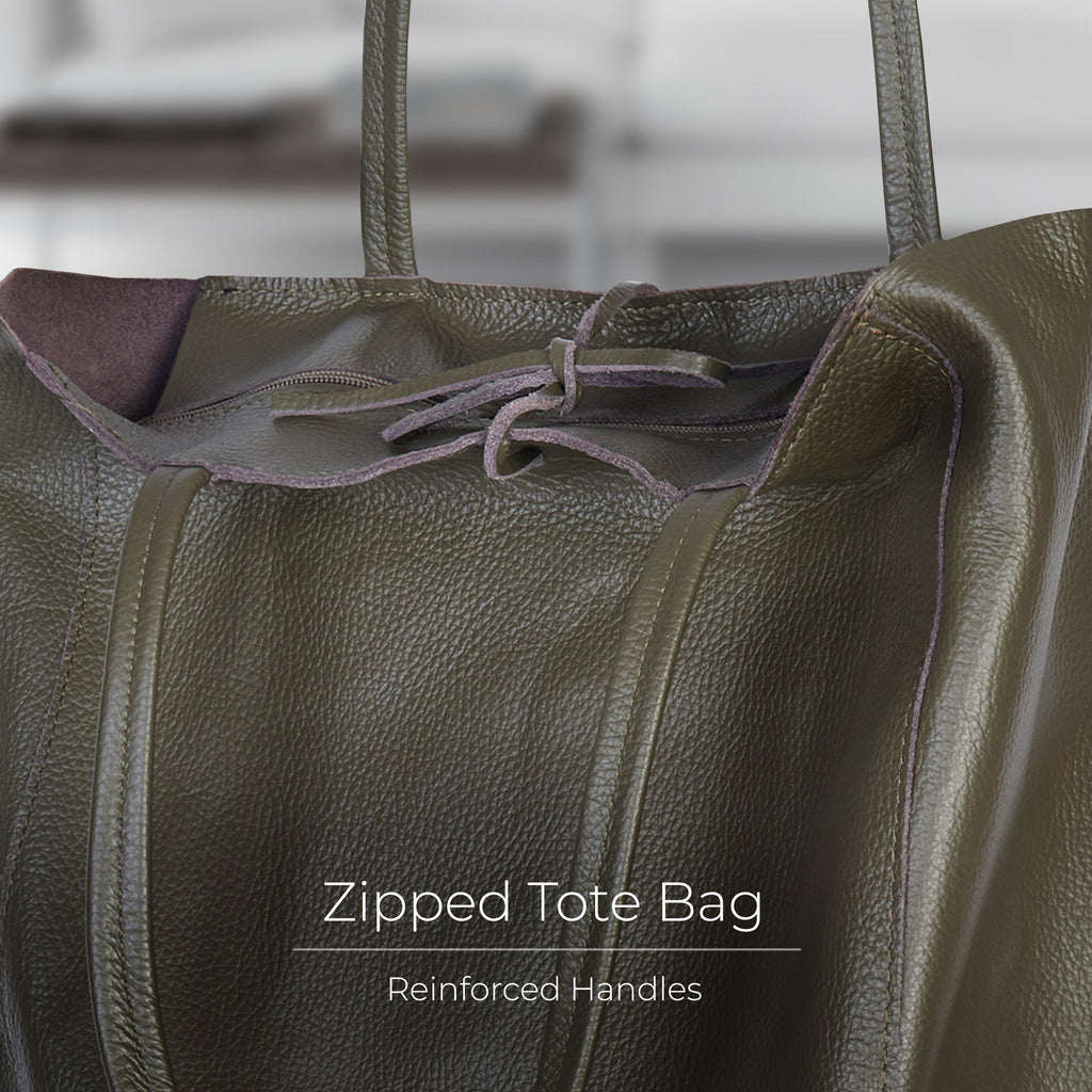 Firenze Full-Grain Leather Tote