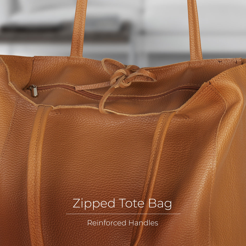 Firenze Full-Grain Leather Tote