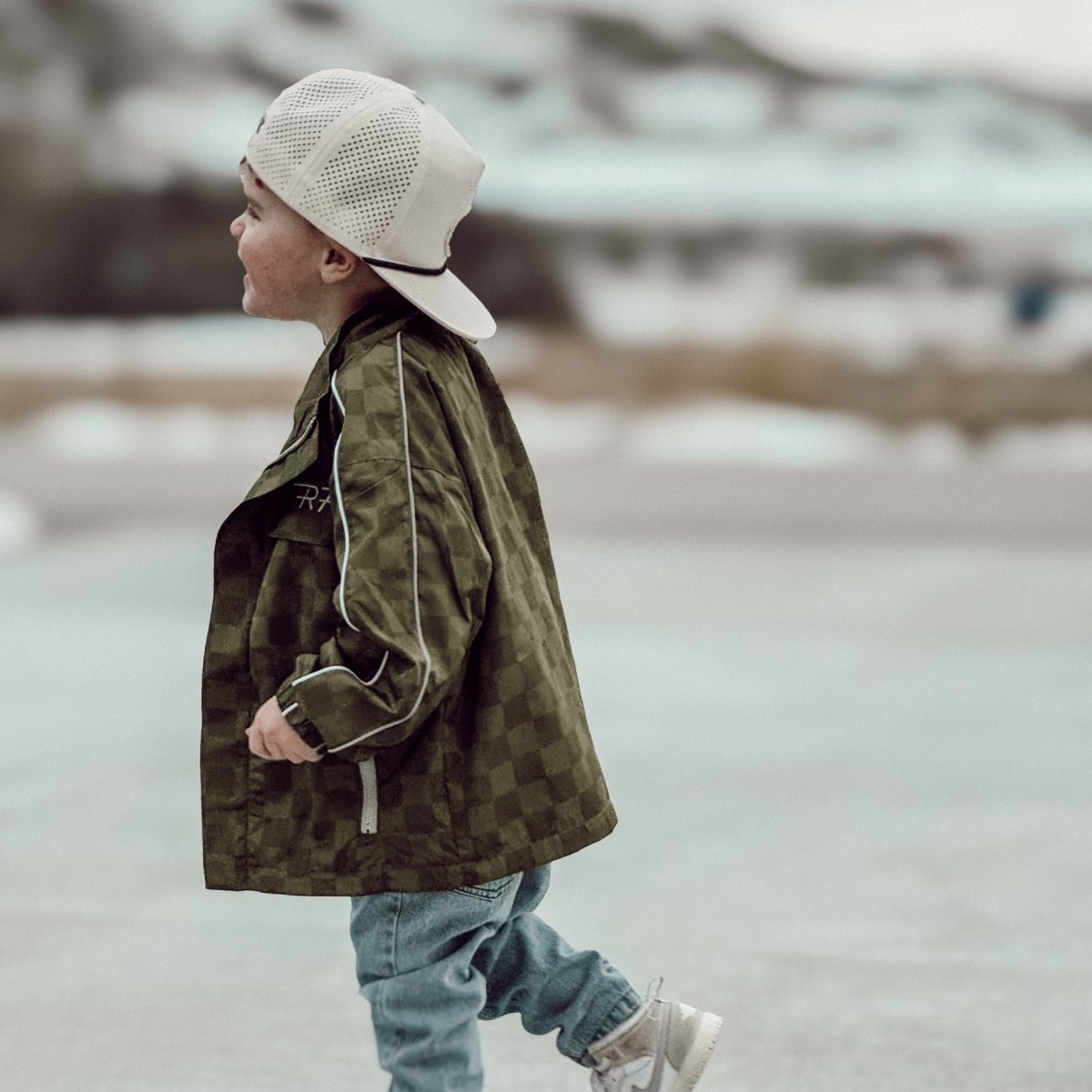 Kids' Storm Rider Waterproof Jacket — Army Green