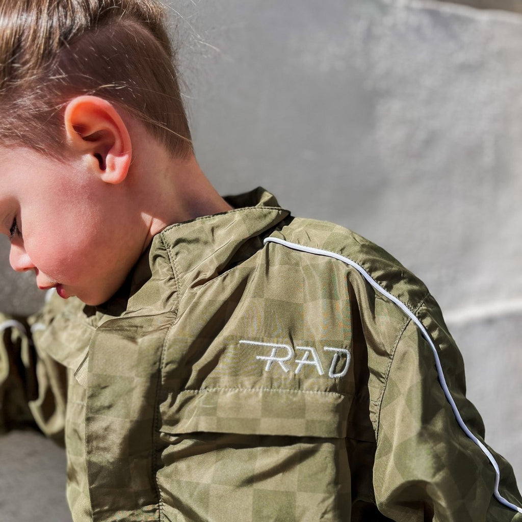 Kids' Storm Rider Waterproof Jacket — Army Green