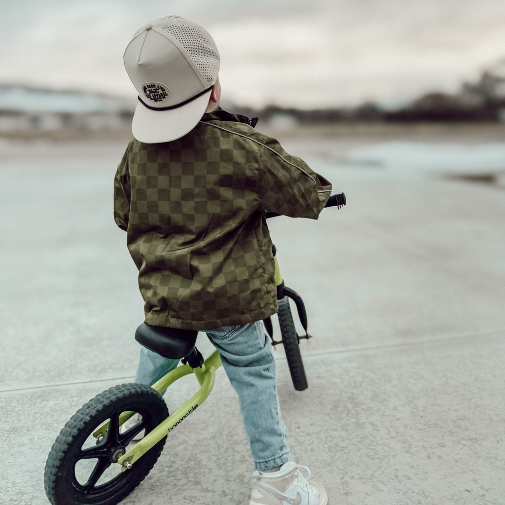 Kids' Storm Rider Waterproof Jacket — Army Green